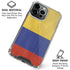 Colombia Flag Distressed iPhone 16 Pro Max Clear Case